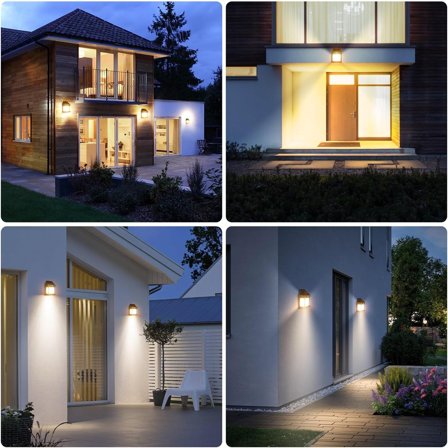 PurelyPosh™SunGlow Outdoor Wall Lamp