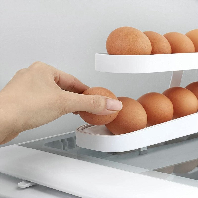 PurelyPosh™Rolling Egg Tray & Storage Organizer