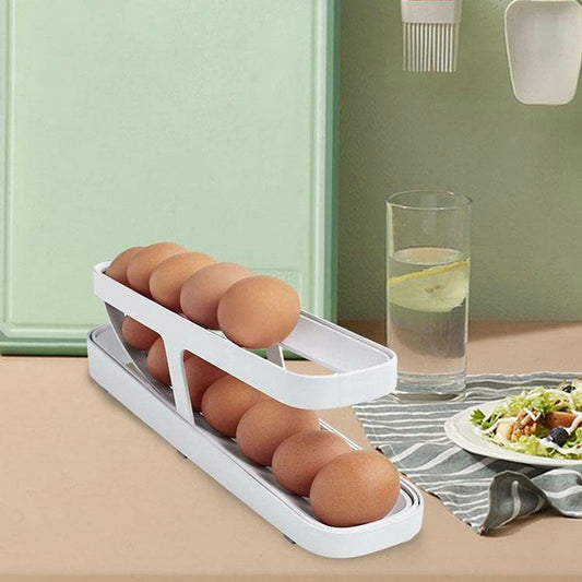PurelyPosh™Rolling Egg Tray & Storage Organizer